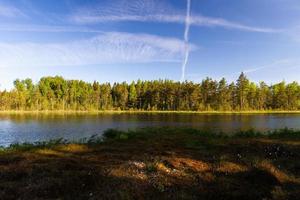 paysages de la campagne lettone au printemps photo