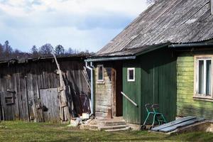 une petite ville en Lettonie photo