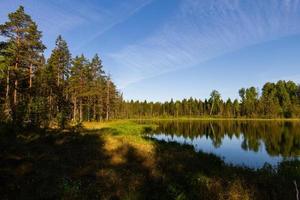 paysages de la campagne lettone au printemps photo