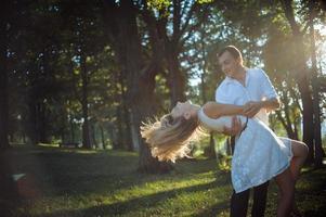 portrait de couple amoureux photo