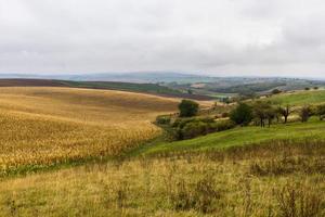 paysage d'automne dans un champ morave photo