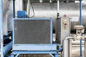 panneau de refroidissement ou machine à dissipateur de chaleur dans une installation industrielle photo