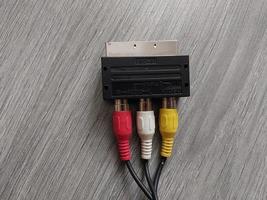 fils électriques d'ordinateur pour le transfert de courant et d'informations photo