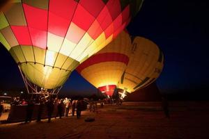 montgolfières en egypte photo