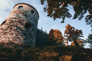 vues autour du château de ljubljana en slovénie photo