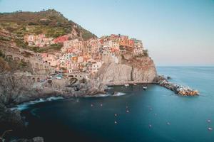 vues de manarola à cinque terre, italie photo