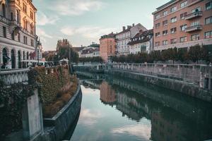 vues depuis les rues de ljubljana, slovénie photo