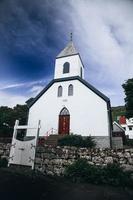 l'église de kvivik à kvivik, îles féroé photo