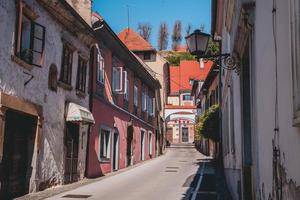 vues de la ville de ptuj, slovénie photo