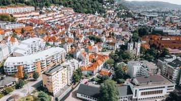 Vues des alentours de Bergen dans l'ouest de la Norvège photo