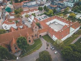 château d'odense au danemark par drone photo