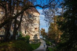 vues autour du château de ljubljana en slovénie photo