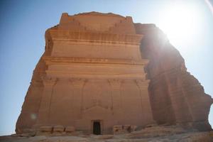 photos d'hegra, premier site du patrimoine mondial de l'unesco en Arabie Saoudite