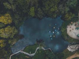 parc munke mose à odense, danemark par drone photo