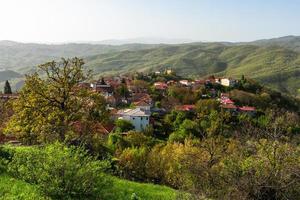 paysages printaniers des montagnes grecques photo