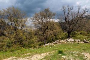 paysages printaniers des montagnes grecques photo