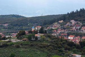 paysages printaniers des montagnes grecques photo