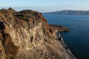 paysages de l'île de santorin photo