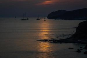 paysages de l'île de santorin photo