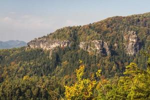 paysages d'automne à prebischtor, bohême photo