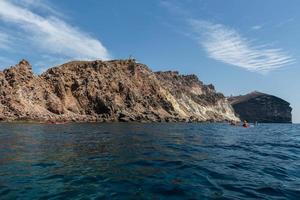 paysages de l'île de santorin photo