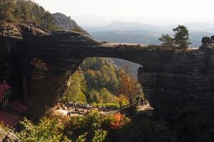 paysages d'automne à prebischtor, bohême photo