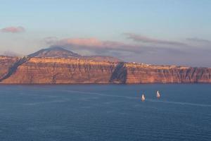 paysages de l'île de santorin photo