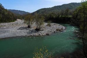 paysages printaniers des montagnes grecques photo