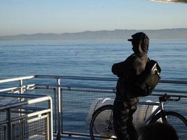 temps de réflexion sur un bateau photo