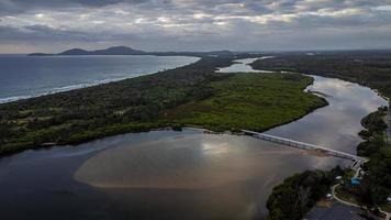 vue aérienne de stuarts point nsw australie photo