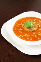 soupe de tomate fraîche photo