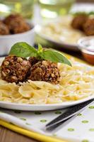 boulettes de viande végétaliennes aux haricots photo