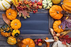 citrouilles et variété de courges photo