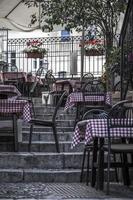 restaurant à taormina, italie photo