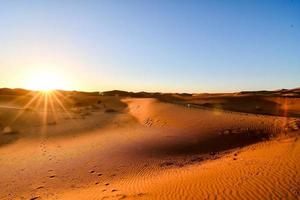 paysage désertique au maroc photo