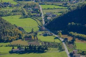 paysage dans la région des abruzzes en italie photo