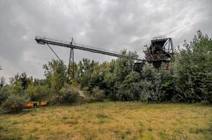 carrière de gravier industriel photo