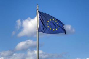 drapeau de l'union européenne photo
