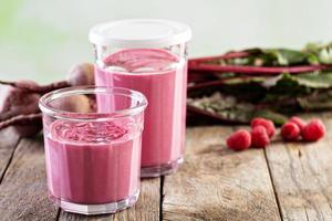 smoothie betterave et framboise photo