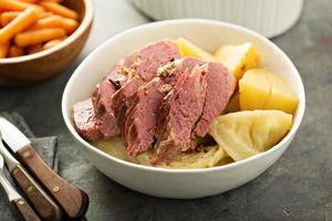 corned-beef et chou photo