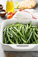 haricots verts blanchis photo