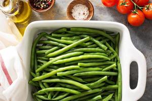 haricots verts blanchis photo