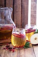 sangria blanche au cidre de pomme photo