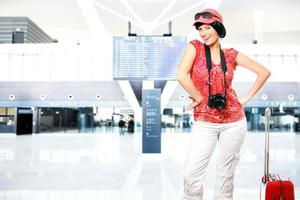 touriste à l'aéroport photo