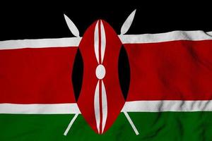 drapeau kenyan en rendu 3d photo