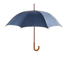 parapluie ouvert bleu marine photo