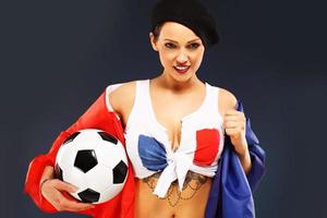 fan de football français photo