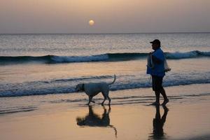 pêche au bord de la plage, pêche traditionnelle comme passe-temps photo