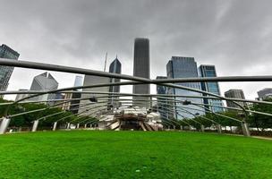 grande pelouse de chicago photo