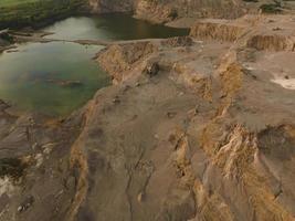 une vue aérienne du grand canyon de ratchaburi près de bangkok, thaïlande photo